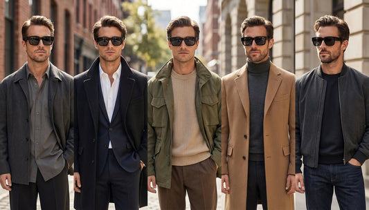 5 looks élégants pour homme avec des surlunettes de soleil